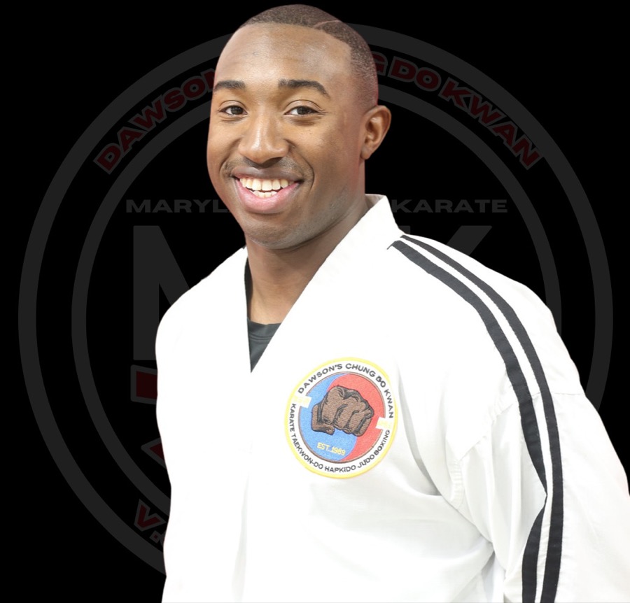 Kameren Ali in his Dawson's Chung Do Kwan uniform