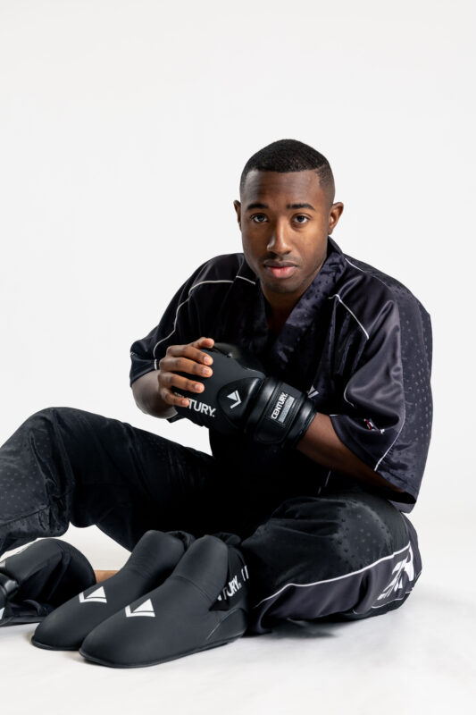 Kameren Ali in Century sparring gear
